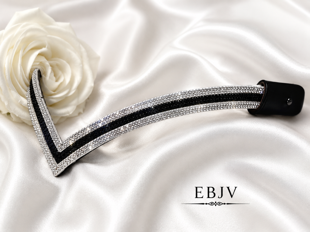 Frontal V Strass Simple