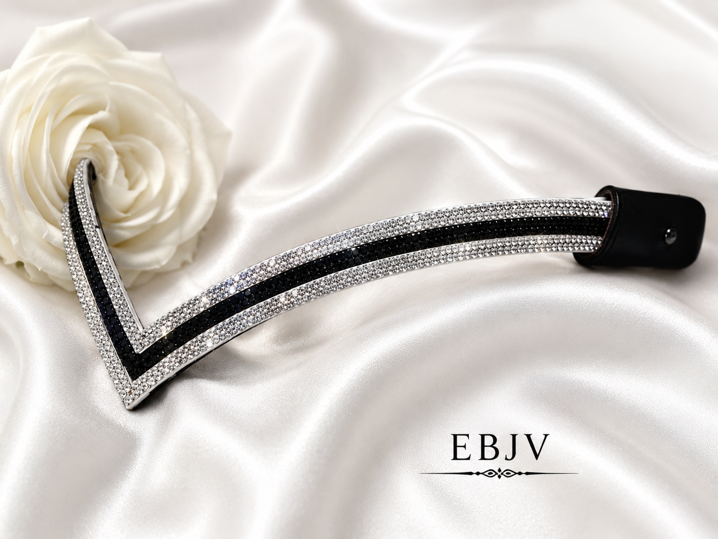 Frontal V Strass Simple