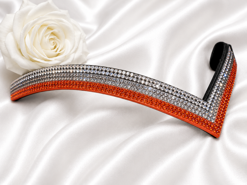 Frontal V Strass Simple