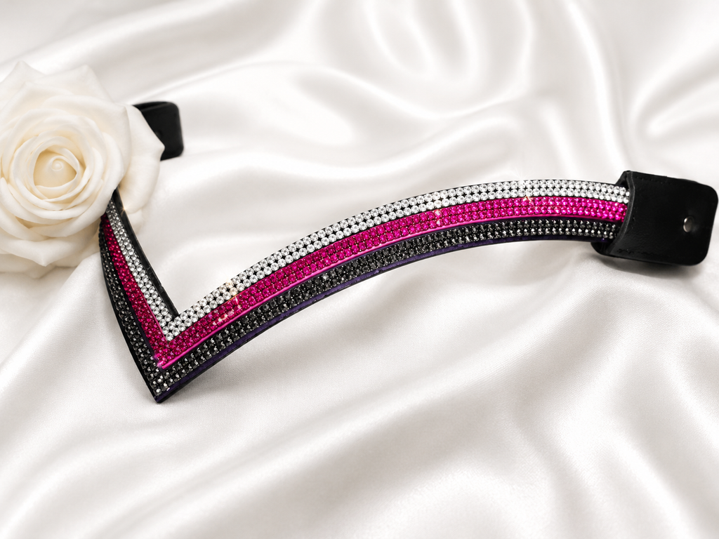 Frontal V Strass Simple
